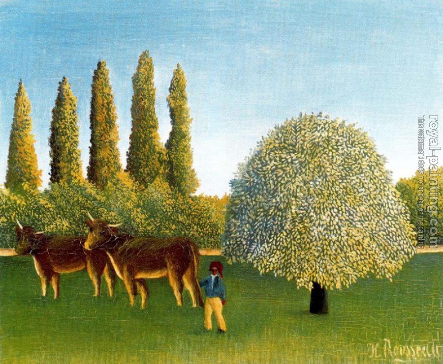 Henri Rousseau : In the Fields